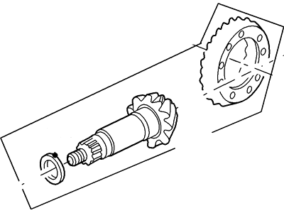 Ford 8L5Z-4209-G Ring & Pinion