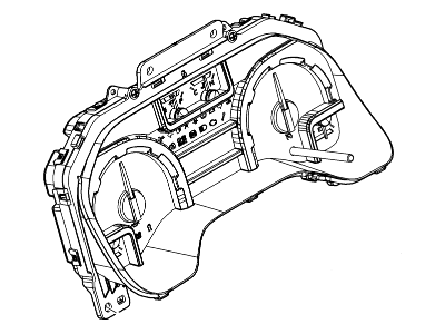 Ford BC2Z-10849-CB Instrument Cluster