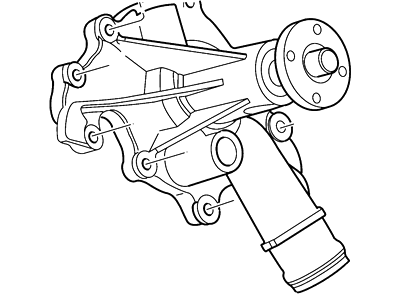 Ford F85Z8501AA PUMP ASY - WATER