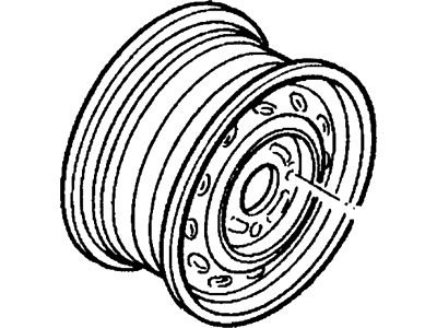 Ford F3OY1007E Wheel, Alloy