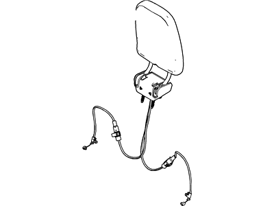 Ford AU5Z-74611A08-DB Headrest Pad