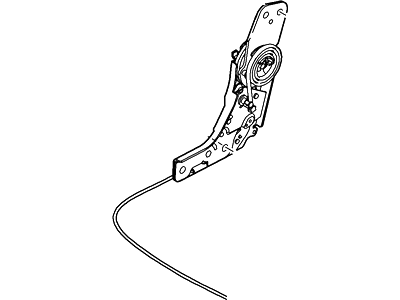 Ford DU5Z-9661383-D Latch Assembly - Rear Seat Back
