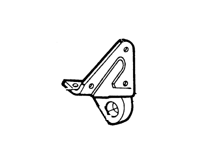 Ford E1TZ-3B095-B Radius Arm Rear Bracket