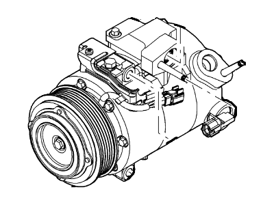 Ford DA8Z-19703-B Compressor Assembly