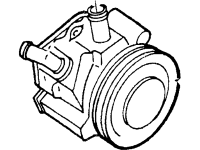 Ford E5TZ-9A486-J Air Injection Reactor Pump