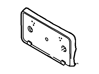 Ford BB5Z-17A385-BA License Bracket