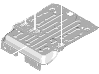 Ford FV6Z-1711215-D Pan Assembly - Floor