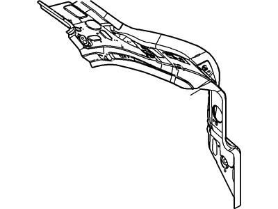 Ford 7T4Z-7441020-A Reinforcement - Roof Rail