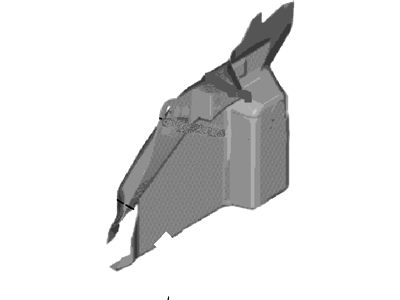 Ford AE8Z-5831012-AA Trunk Side Trim