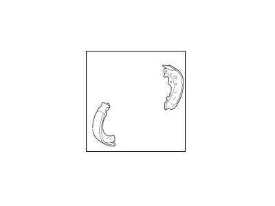 Ford BV6Z-2200-A Rear Shoes