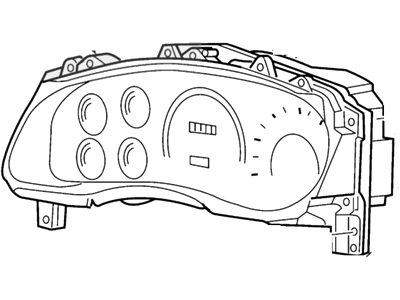 Ford 4C2Z-10849-DB Instrument Cluster