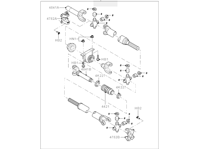 Ford 8L3Z-4R602-G Drive Shaft