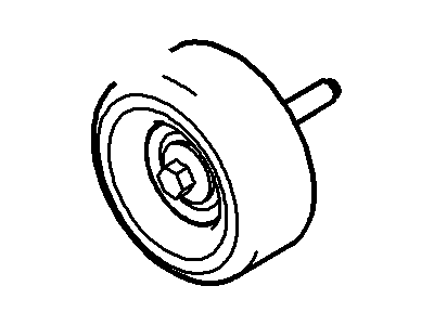 Ford 1S7Z-8678-AC Serpentine Idler Pulley