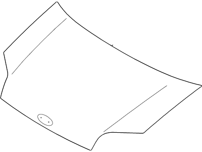 Ford 7T1Z-16612-A Hood