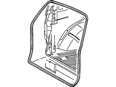 Ford F58Z16404A06A Weatherstrip