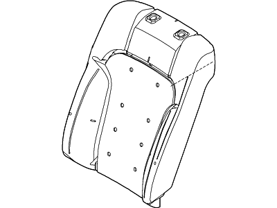 Ford DE9Z-7464810-B Seat Back Pad