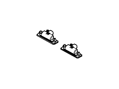 Ford 8T5Z-13550-B License Lamp