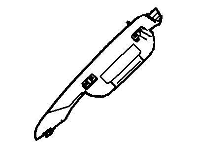 Ford 8C3Z-2503598-BA Weatherstrip Pillar Trim