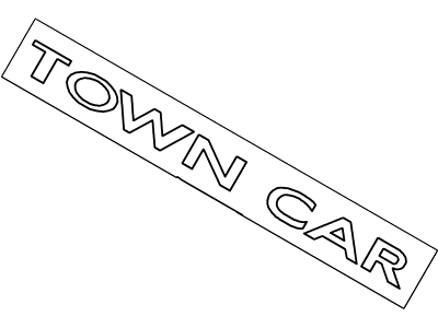 Ford 3W1Z-5442528-BA Nameplate