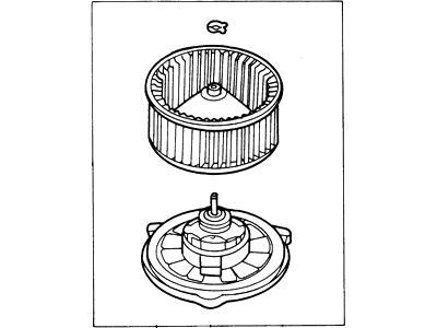 Ford F4BZ18527A Motor Assembly