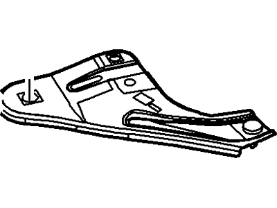 Ford AV6Z-16060-A Lower Brace Mount Bracket