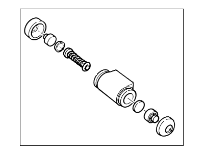 Ford E2FZ-2261-B Cylinder Assembly - Rear