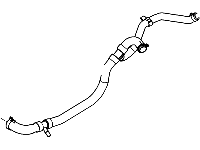 Ford DA8Z-8286-A Lower Hose