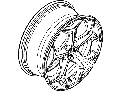 Ford CM5Z-1007-E Wheel, Alloy