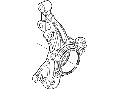 Ford 7T4Z-3K185-A Front Wheel Knuckle