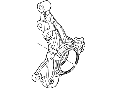 Ford 7T4Z-3K186-A Front Wheel Knuckle