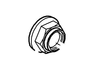 Ford -W712772-S439 Hub Assembly Lock Nut