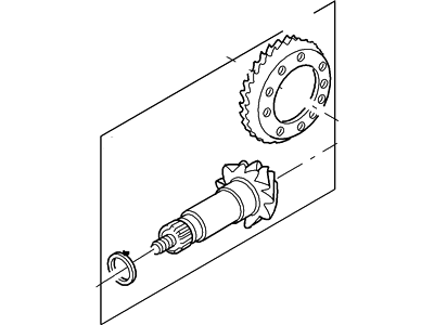 Ford 5L3Z-4209-B Ring & Pinion