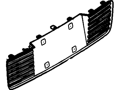 Ford DR3Z-17B390-AA License Pocket