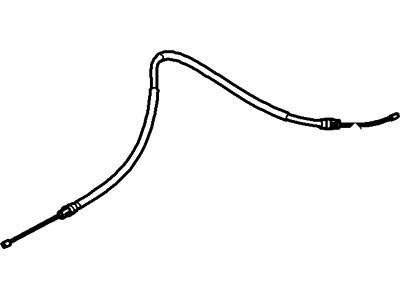 Ford 6L5Z-2A635-AAA Rear Cable