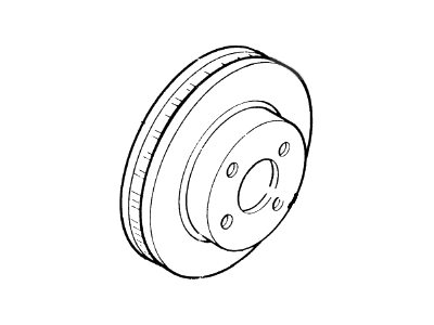 Ford YS4Z-1V125-AA Rotor