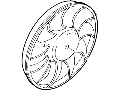 Ford E53Z8600A Fan Blade