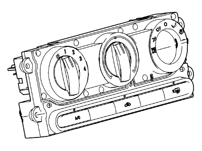 Ford 5L3Z-18549-AA Control Assembly - Heater