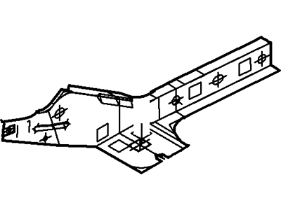 Ford F81Z-2510110-AA Member Assembly - Floor Side