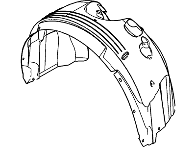 Ford 8S4Z-16102-A Fender Liner