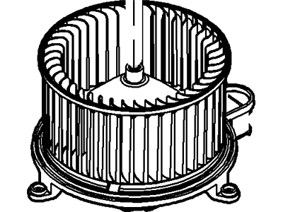 Ford BC3Z-19805-B Fan And Motor Assembly