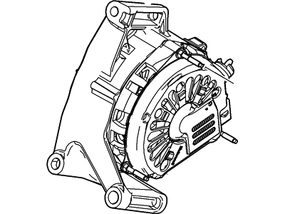 Ford 6L8Z-10346-AB Alternator Assembly