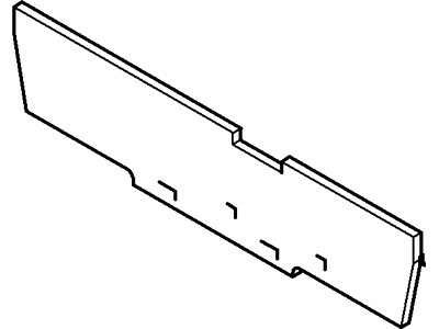 Ford 5S4Z-54313A08-AAA Upper Quarter Trim