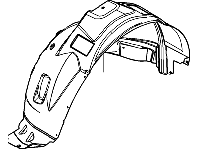 Ford 7T4Z-16102-B Fender Liner