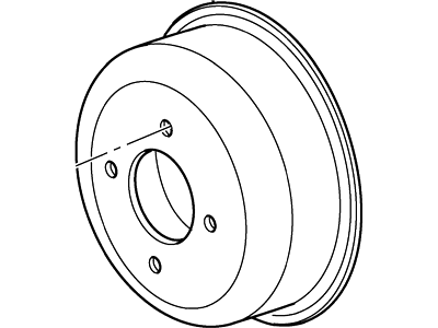 Ford F7TZ-8509-AA Pulley