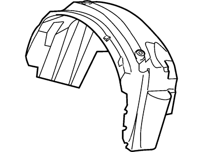 Ford 6W7Z-16055-B Fender Liner