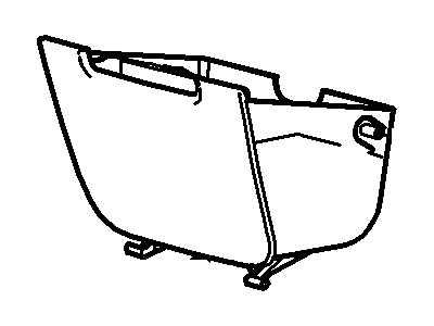 Ford 4F2Z-1713554-AAA Storage Box Door