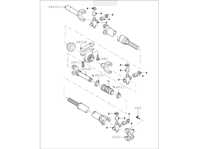 Ford 8L3Z-4R602-H Drive Shaft