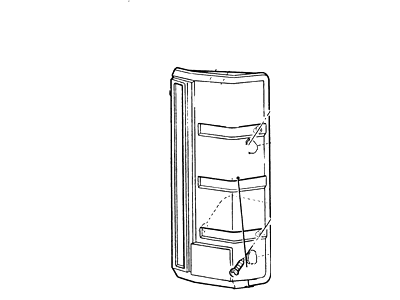 Ford E7TZ-13404-A Tail Lamp Assembly