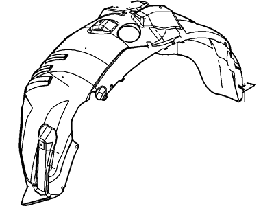 Ford 7L1Z-16102-A Fender Liner