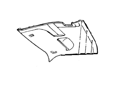 Ford 3C2Z-1651940-CAA Panel Assembly - Roof Trim - Front